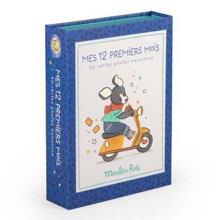 Cartes Mes 12 premiers mois Puce & Pilou - Moulin Roty